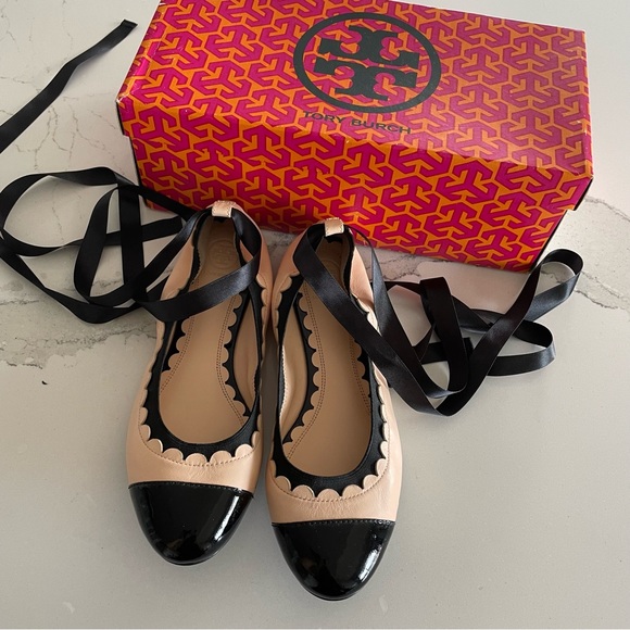 Tory Burch Shoes - Tory Burch Wrap Ballet Flats